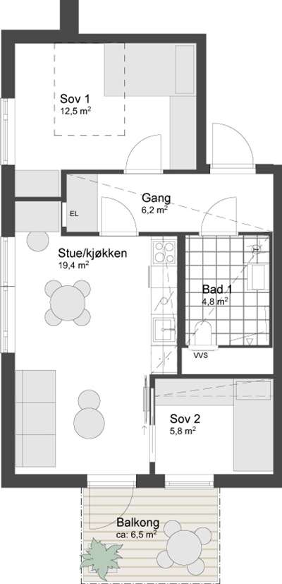 Plantegning 1